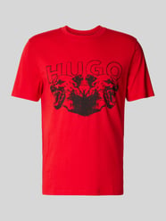 T-Shirt mit Label- und Motiv-Print Modell 'Durro' von HUGO - 15