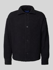 Regular Fit Freizeithemd mit Strukturmuster Modell 'GREENPOINT' von Jack & Jones Schwarz - 24