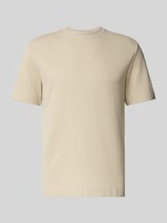Regular fit T-shirt van katoenmix van Tom Tailor Beige - 31