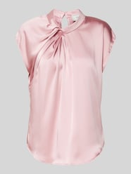 Blousetop met ronde hals, model 'Fleur' van Neo Noir Roze - 7