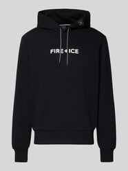 Hoodie mit Logo Modell 'COVELL' von FIRE + ICE - 18