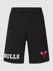 Sweatshorts mit elastischem Bund von New Era Schwarz - 40