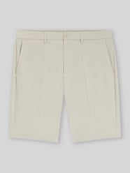 Slim Fit Chinoshorts mit Bügelfalten von BOSS Green Beige - 35