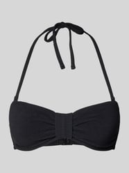 Bikini-Oberteil in Bandeau-Form mit Strukturmuster von Jake*s Casual - 32