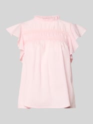 regular fit blousetop van puur katoen model 'TRINE' van VERO MODA Fuchsia - 19