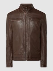 Regular Fit Lederjacke aus Schafsleder Modell 'Casen' von Gipsy Braun - 20