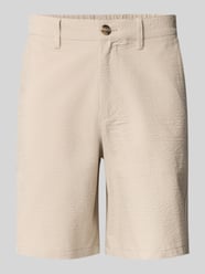 Regular fit bermuda's van katoenmix model 'KARL' van Selected Homme Beige - 47
