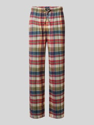 Relaxed Fit Pyjama-Hose mit Label-Patch Modell 'Holiday' von Polo Ralph Lauren Underwear Rot - 40