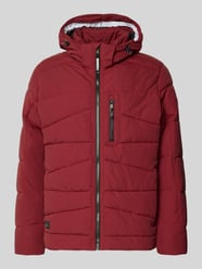 Gewatteerd jack met capuchon van camel active - 24