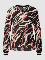 Blouseshirt met all-over motief van Marc Cain Rood - 28