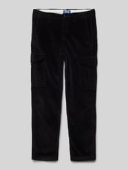 Regular Fit Cordhose mit Cargotaschen Modell 'KANE' von Jack & Jones Schwarz - 15