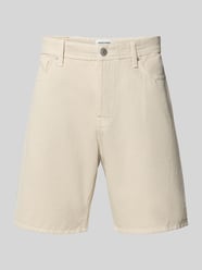 Loose Fit Jeansshorts mit Eingrifftaschen Modell 'TONY' von JACK & JONES Beige - 32