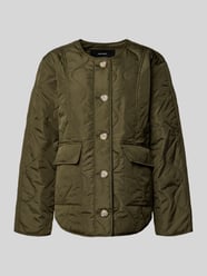 Regular fit gewatteerd jack met enkele knoopsluiting, model 'MILLIE' van Vero Moda - 24