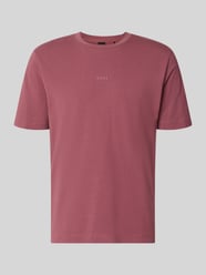 Relaxed Fit T-Shirt aus reiner Baumwolle Modell 'TCHUP' von BOSS Orange Bordeaux - 44