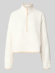 sweter o kroju relaxed fit kołnierz zapinany model 'Polar' od Fabletics - 21