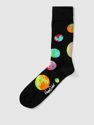 Socken mit Allover-Print Modell 'Moonshadow Sock' von Happy Socks Schwarz - 32