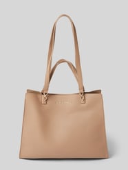 Handtasche mit Label-Print Modell 'STEREO' von VALENTINO BAGS Beige - 7