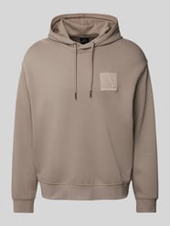 Hoodie mit Kapuze Modell 'Pique' von ARMANI EXCHANGE Beige - 16