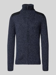 Sweter rozpinany z prążkowanymi ściągaczami od RAGMAN - 6