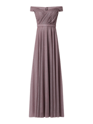 Abendkleid mit Glitter-Effekt von TROYDEN COLLECTION - 8