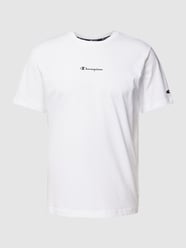 T-Shirt mit Label-Print von CHAMPION Weiß - 33