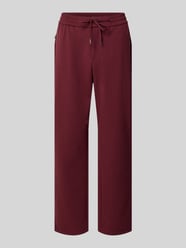 Regular fit joggingbroek met viscose van s.Oliver RED LABEL Bordeaux - 46