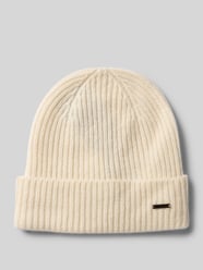 Gebreide muts van kasjmier met labeldetail, model 'FENOL' van JOOP! Collection - 32