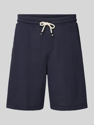 Regular Fit Shorts mit Streifenmuster Modell 'Fede Win' von GABBA Blau - 1