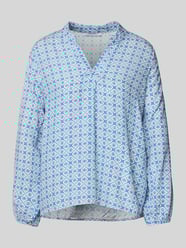 Relaxed Fit Bluse mit Tunikakragen Modell 'Mi44mii' von ZABAIONE - 30