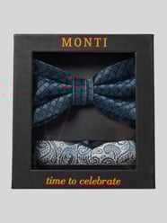 Strik en pochet in een set van pure zijde van Monti - 1