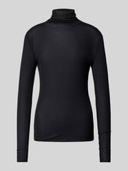 Longsleeve mit Ziersteinbesatz Modell 'TEQUILA' von MAX&Co. Schwarz - 1