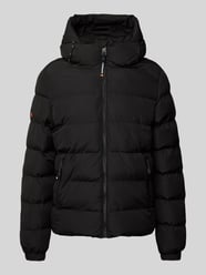 Steppjacke mit Reißverschlusstaschen von Superdry Schwarz - 32