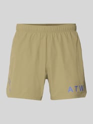 Shorts mit elastischem Bund und Label-Print von HALO - 33