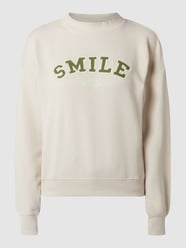 Relaxed Fit Sweatshirt mit Stretch-Anteil von Tom Tailor Denim Beige - 18