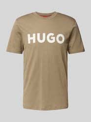 T-Shirt mit Label-Print Modell 'DULIVIO' von HUGO - 29