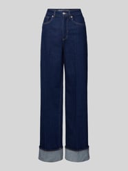 Jeansy z szerokimi nogawkami w kroju regular fit z Mieszanka bawełny od Tom Tailor Denim - 46