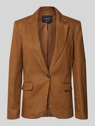 Slim Fit Blazer aus Leinen mit Pattentaschen Modell 'BORELI' von MANGO - 42