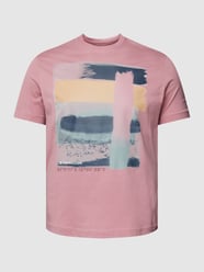 PLUS SIZE T-Shirt mit Motiv-Print von Tom Tailor Plus Rosa - 47