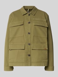 Kurtka z kieszeniami z patką i detalem z logo od camel active - 37