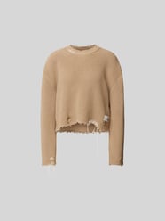 Pullover im Used-Look von MM6 Maison Margiela Beige - 20