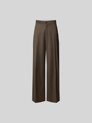 Wide Fit Stoffhose aus Woll-Mix von Filippa K Beige - 11