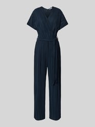 Kanpola Jumpsuit voor dames, elegant, lang, feestelijk, voor bruiloften, zomer, met korte/lange mouwen, met brede pijpen, romper met riem, 11, roze, 38