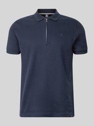 Regular Fit Poloshirt mit kurzem Reißverschluss von LERROS - 31