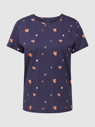 T-Shirt mit Allover-Print von Tom Tailor Blau - 7