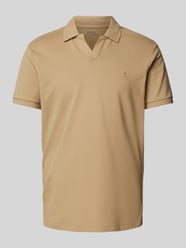 Regular Fit Poloshirt mit Label-Stitching Modell 'JOHNNY' von Polo Ralph Lauren Beige - 5