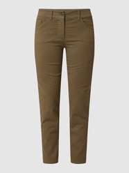 Broek met stretch, model 'Best4me Light'  van Gerry Weber Edition Groen - 48