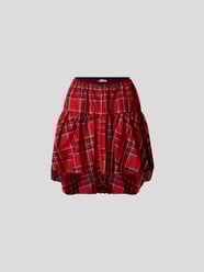 Minirock mit Volants von RED Valentino Rot - 45
