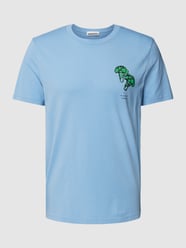 T-Shirt mit Motiv-Print Modell 'JAAMES LOW CARBON DIET' von Armedangels Blau - 8