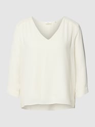 Blouse met 3/4-mouwen van s.Oliver BLACK LABEL Wit - 26