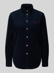 Bluzka koszulowa o kroju regular fit z imitacji sztruksu model ‘Sport’ od Polo Ralph Lauren - 15